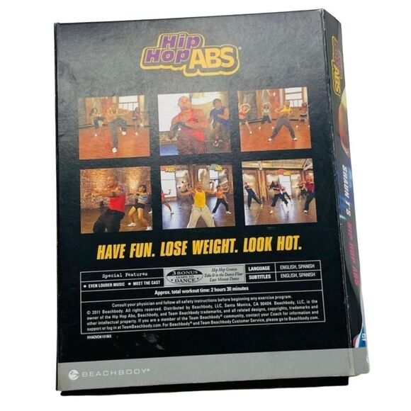 BeachBody Shaun T's Hip Hop Abs (DVD, 3-Disc Set, 2011) Fitness Workout Program - Picture 6 of 12